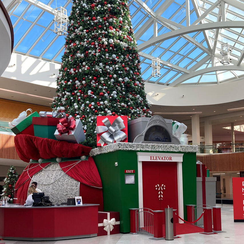 Santa’s Elevator Express Natick Mall Studio Artefact